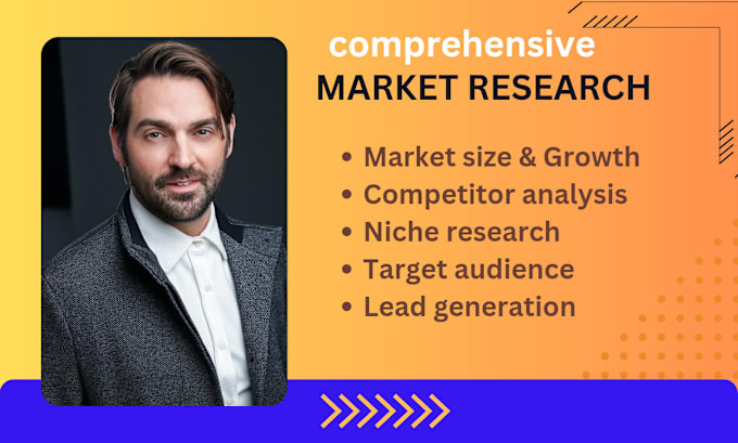 Gig Preview - Do comprehensive market research for strategic business advantage