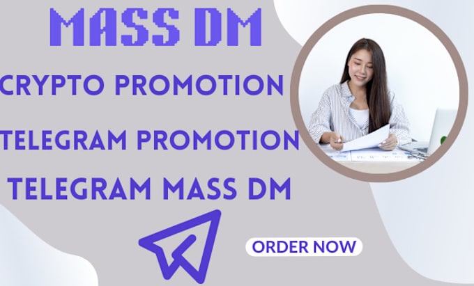 Gig Preview - Do telegram mass dm, crypto promotion, telegram promotion