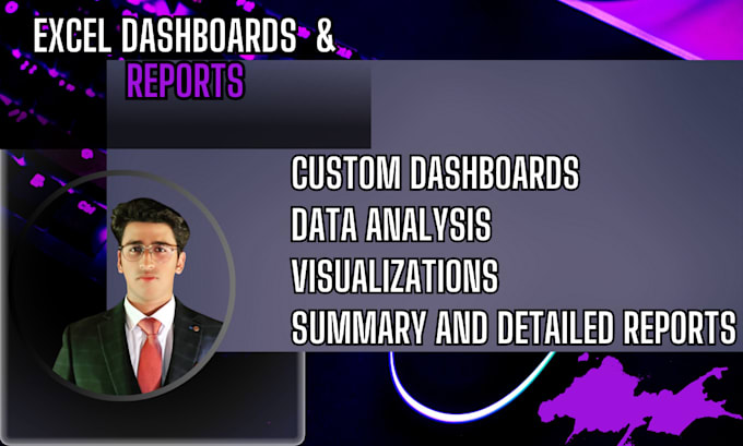 Gig Preview - Create custom excel dashboards and reports