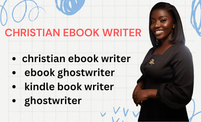 Gig Preview - Be christian ebook writer, ebook ghostwriter, kindle book writer, ghostwriter