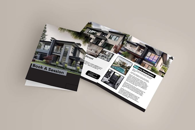 Gig Preview - Design  professional and modern  real estate flyer, brochure