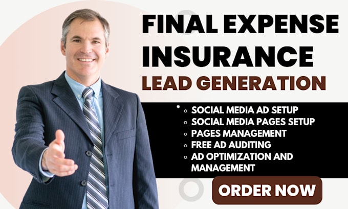 Gig Preview - Generate exclusive final expense insurance leads burial insurance leads