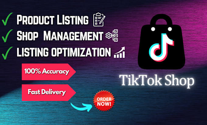 Bestseller - setup your tiktok shop manager, do product research and list