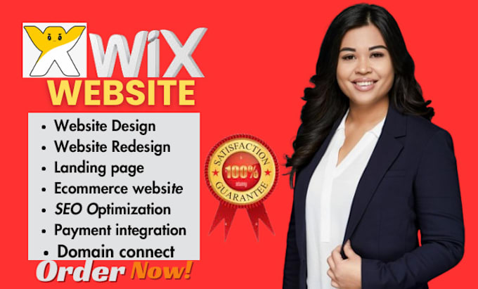 Gig Preview - Redesign wix website wix website design wix website redesign wix online store