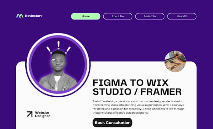 Gig Preview - Migrate figma design to wix studio or wix website design