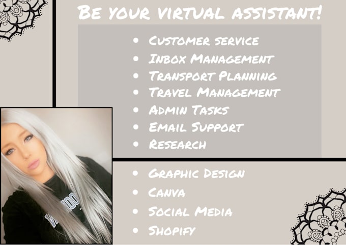 Gig Preview - Be your full time personal assistant executive