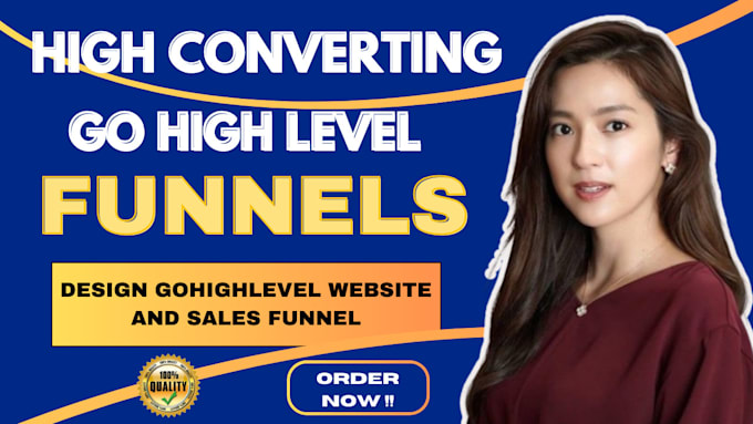 Gig Preview - Be your gohighlevel expert for go high level sales funnel, website, workflows