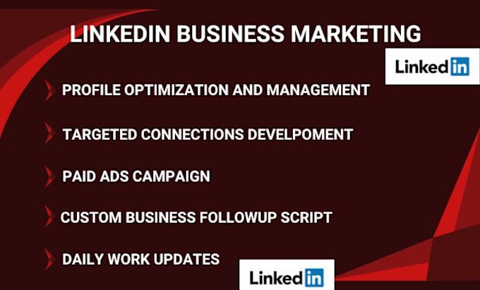 Gig Preview - Do linkedin marketing and leads generation for your business