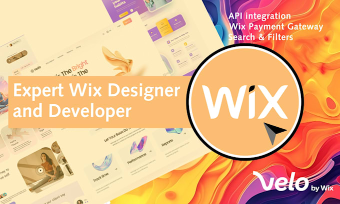 Gig Preview - Design wix website development build wix website design and redesign wix website