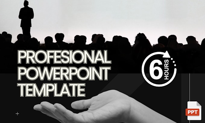 Gig Preview - Create in 6 hours profesional powerpoint template presentation, buy 1 get 1 free