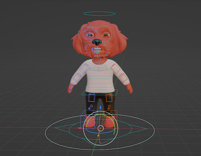 Gig Preview - Add 3d rig to your 3d character on blender 3d