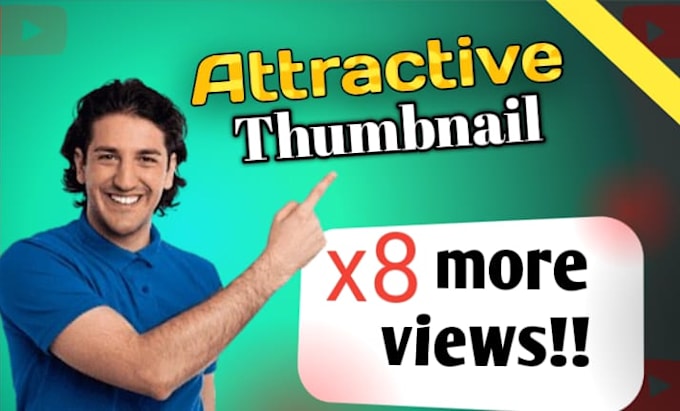 Gig Preview - Design youtube thumbnails attractive and eye catching