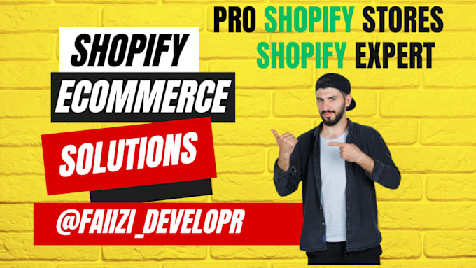 Gig Preview - Be your shopify expert for store designing, speed optimization, SEO, and coding