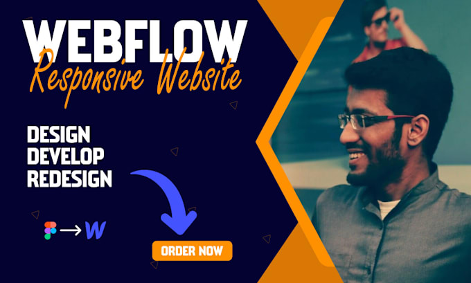 Gig Preview - Create webflow website and develop webflow landing page