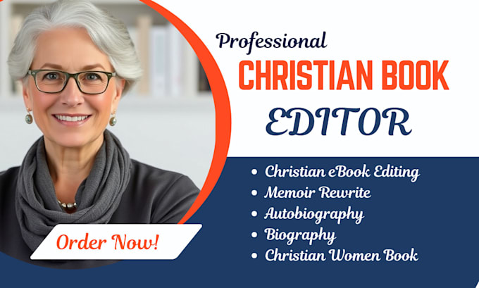 Gig Preview - Edit christian ebook, memoir non fiction book and ebook ghostwriting, formatting