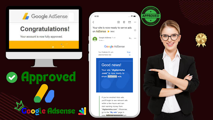 Gig Preview - Fix policy violations and low value content for adsense approval service