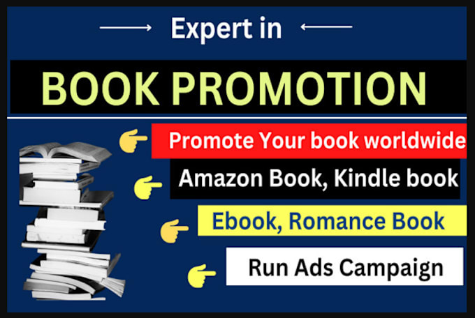 Gig Preview - Amazon book promotion and amazon kindle book marketing