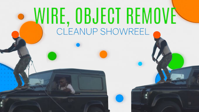 Gig Preview - Do vfx object cleanup, wire remove, screen replacement