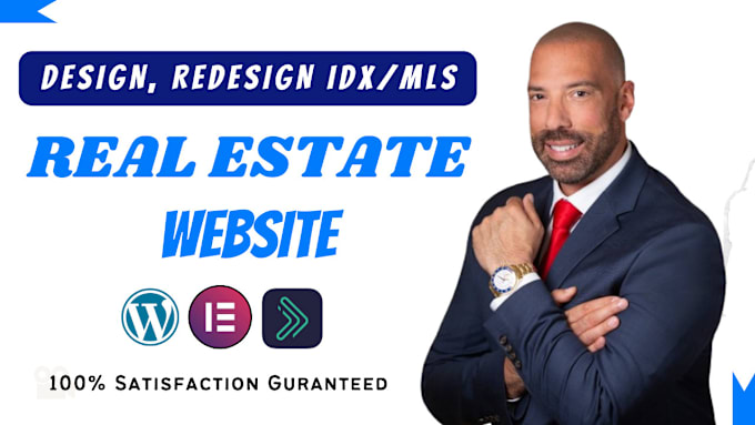 Bestseller - design idx mls real estate wordpress website, property listing, and landing page