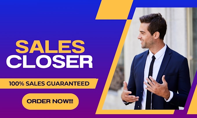 Gig Preview - Be your sales representative sales closer online sales lead generation sales