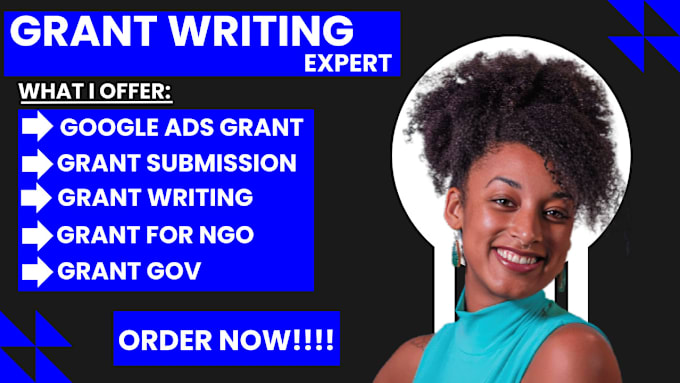 Gig Preview - Write grant for ngo grant gov google ads grant grant writing and submission