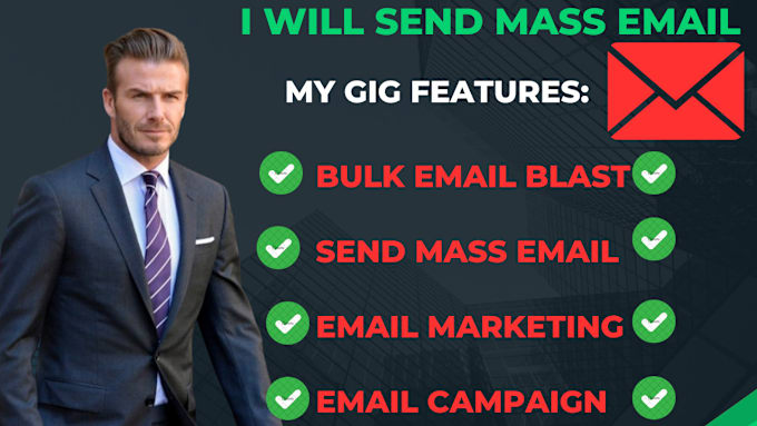 Gig Preview - Send bulk emails, blast SMS, mass email campaign marketing,crypto and forex lead