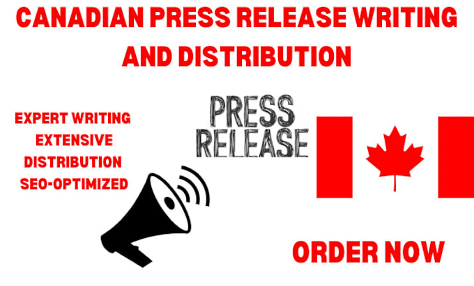 Gig Preview - Do canada press release writing and distribution to canadian top media outlets