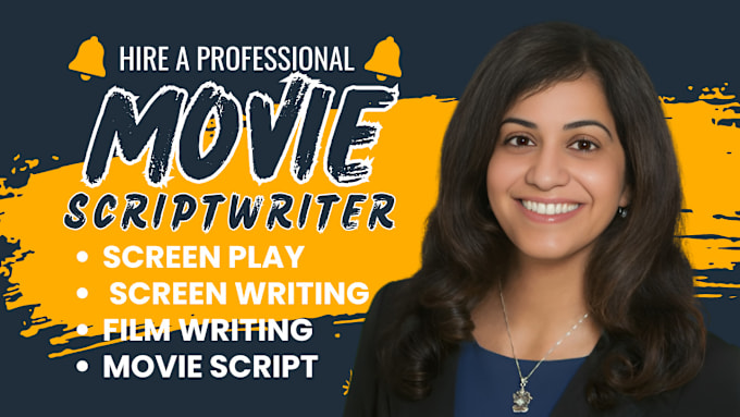 Gig Preview - Write an engaging screenplay, stage play, movie scripts, screenplay writer