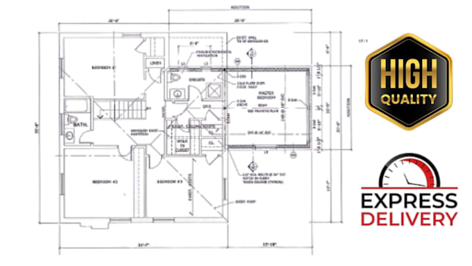 Gig Preview - City permit structural drawings architectural construction site plan autocad mep