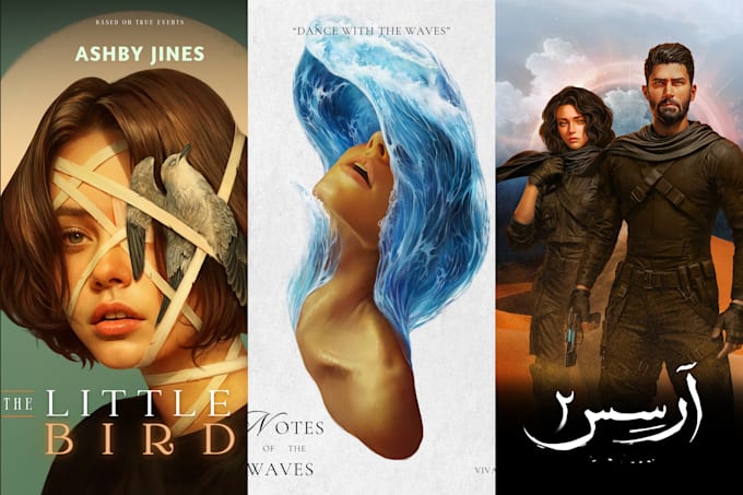 Gig Preview - Design book covers for fantasy, ebook, and romance genres