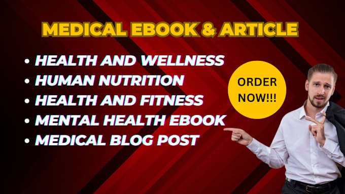 Gig Preview - Ghostwrite medical ebook, and health care ebook fitness