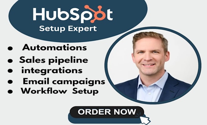 Gig Preview - Be your hubspot expert, full hubspot setup and hubspot automation