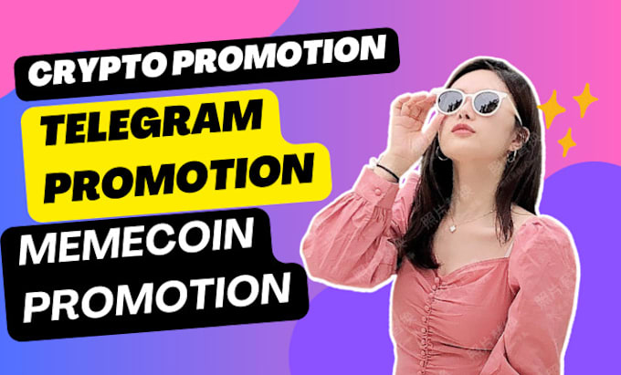 Gig Preview - Telegram crypto promotion for sol memecoin token to get trendingon dex marketcap