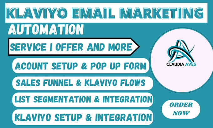 Gig Preview - Setup manage klaviyo email marketing klaviyo email flows klaviyo shopify expert