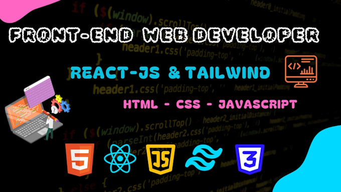 Gig Preview - Be your front end web developer using react