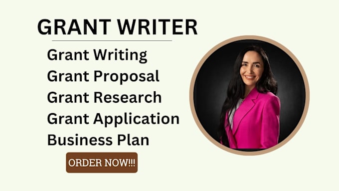 Gig Preview - Do your grant proposal, grant application, grant writing and grant research