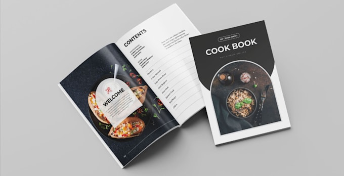 Gig Preview - Write cookbook recipe book writer cookbook design cookbook formatting food blog