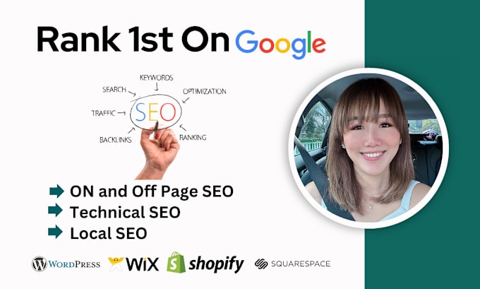 Bestseller - do website SEO on wordpress, shopify, wix, squarespace for google ranking