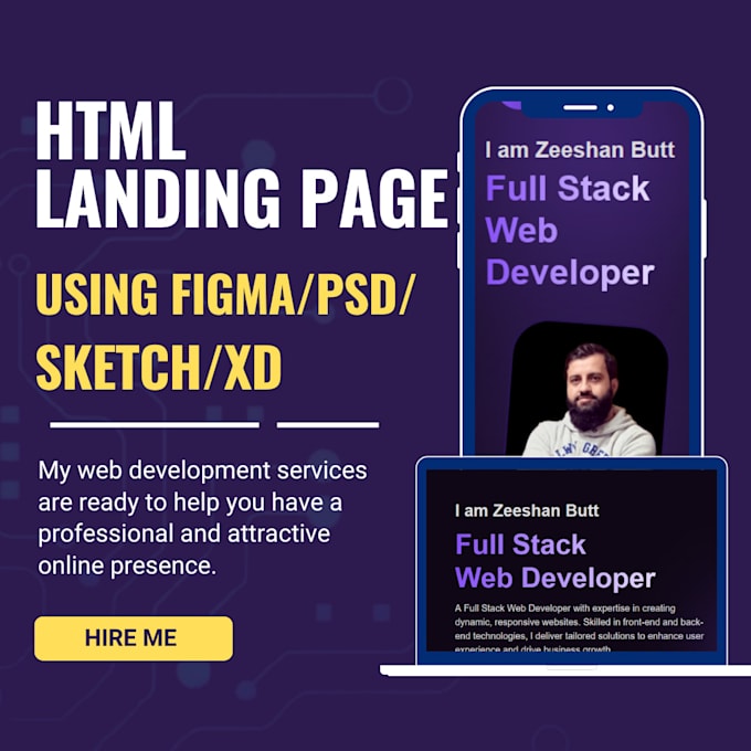 Gig Preview - Do HTML landing pages