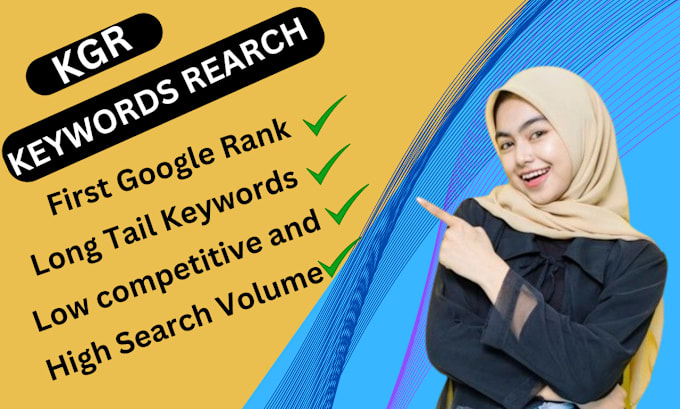 Gig Preview - Do long tail kgr keyword research to rank first