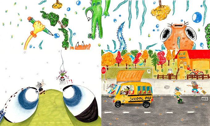 Gig Preview - Create a tradicional illustration for childrens book