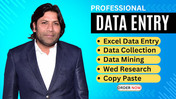 Bestseller - do perfect data entry, copy paste, web research, excel data entry, pdf to excel