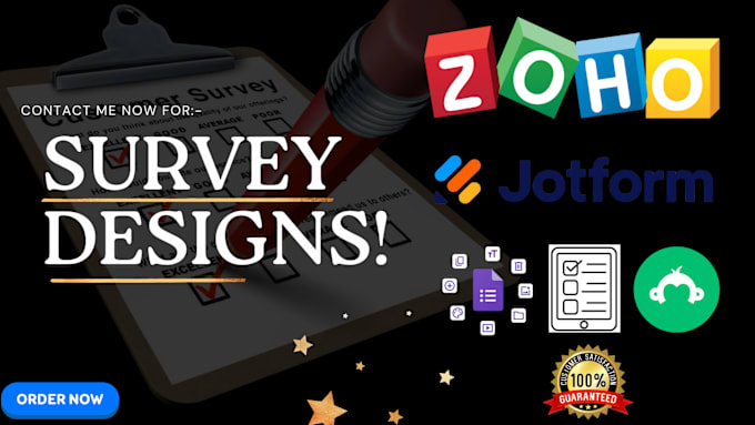 Gig Preview - Create online surveys google forms surveymonkey questionnaires jotform