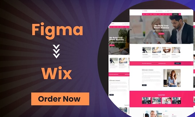 Gig Preview - Convert figma to wix website, landing page or store