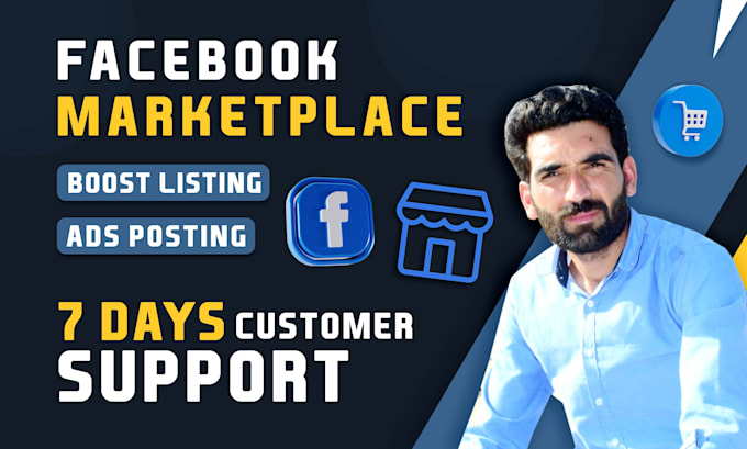 Gig Preview - Boost your sales with facebook marketplace listings, customer support