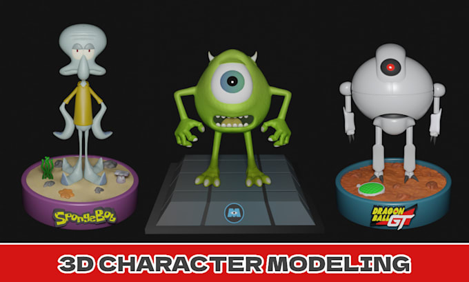 Bestseller - create 3d character models for your projects