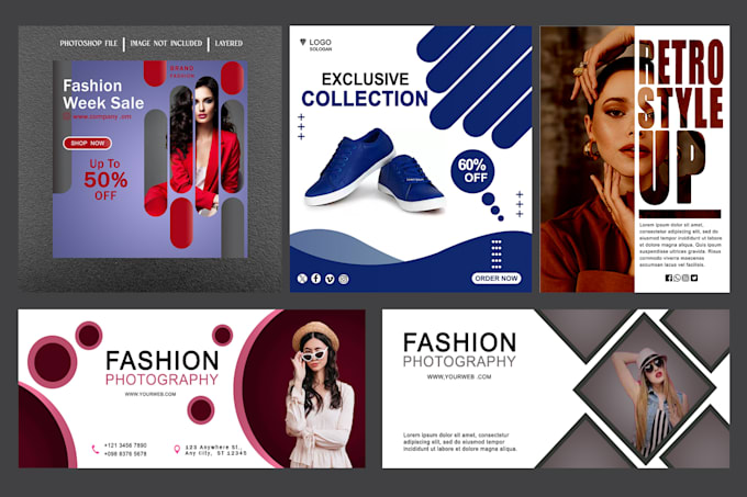 Bestseller - design fashionable flyers, posters, brochure and banners