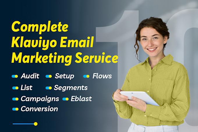 Gig Preview - Setup klaviyo email marketing, flows, lists, segments,eblast campaigns and audit