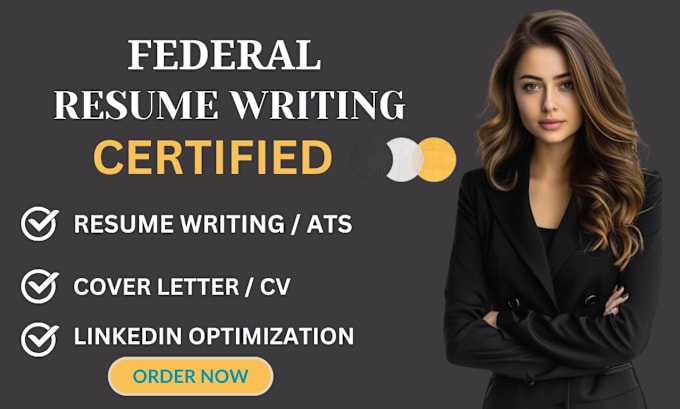 Gig Preview - Provide professional federal resume writing services