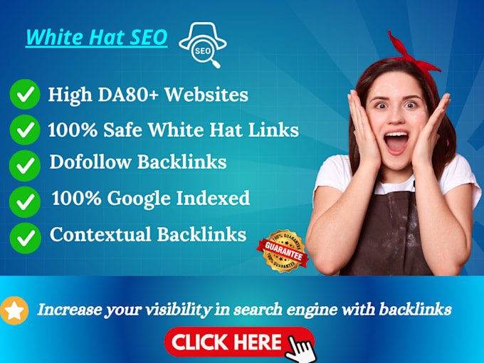 Gig Preview - Do high quality SEO backlinks link building service